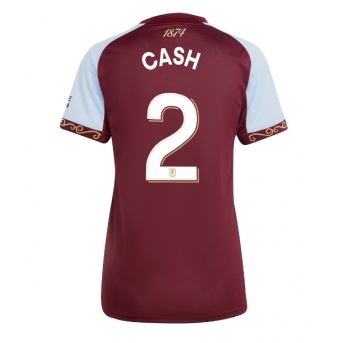 Billige Fotballdrakt Aston Villa Matty Cash #2 Replika Hjemmedrakt Dame 2025-26 Kortermet